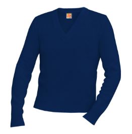 unisex-navy-v-neck-pullover-sweaterjpg